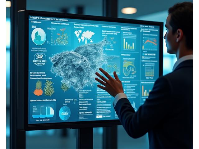 データに基づく収穫予測と計画画面